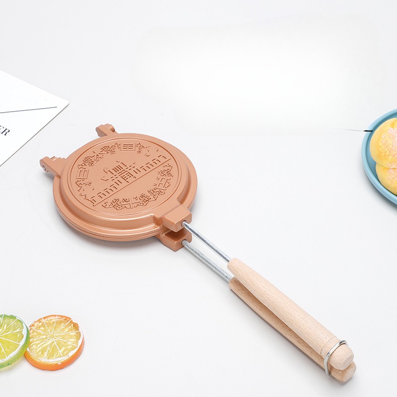 Egg Waffle Pan - Abnehmbare kleine Sandwich-Klemme, Sandwich-Backform, Antihaftbeschichtung, hochtemperaturbeständiges