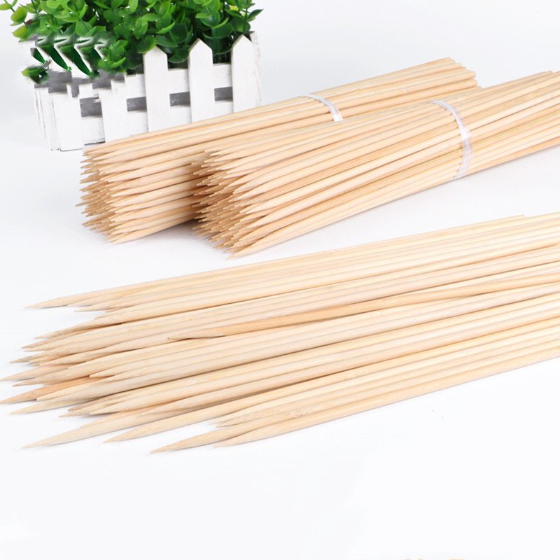 Corn Dog Stick - 100 Stück 20-50 cm Einweg-Bambusspieße für