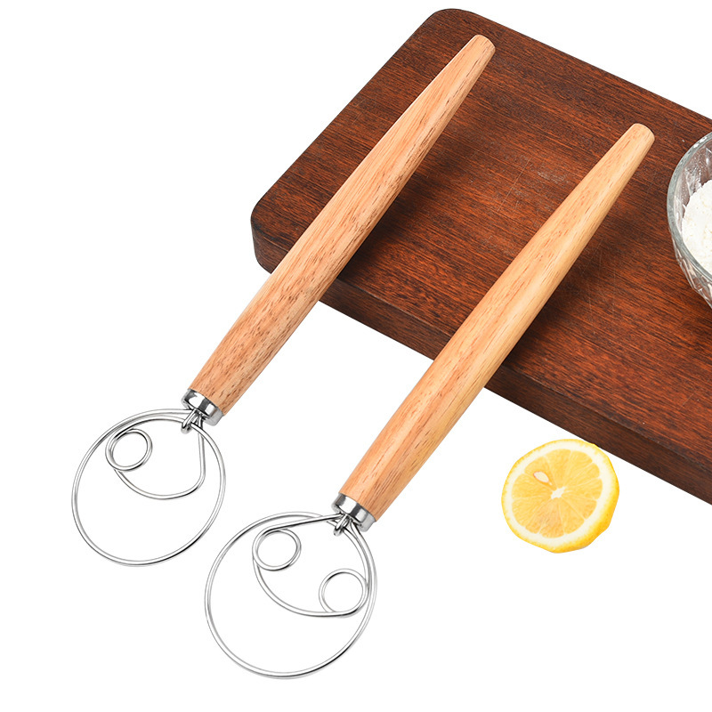 Danish Pancake Pan - 8 Stück 13 Zoll Eiche Griff