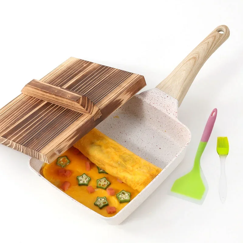 Egg Waffle Pan - Spiegelei Pfanne Antihaft japanische Omelett Tamagoyaki