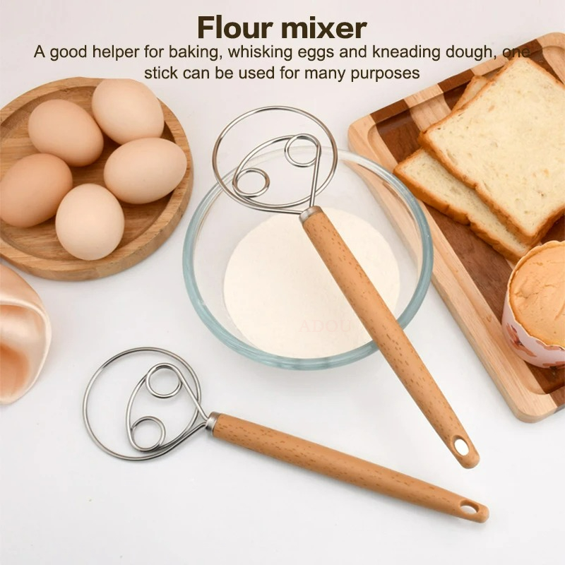 Danish Pancake Pan - 10 Zoll Kreativer Handmixer DIY Dänisches