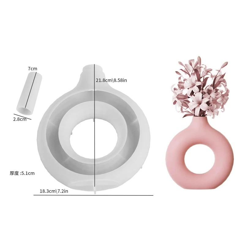 Silikonform für Vasen, Harz-Bl – Potsticker Mold Bewertung und Preis