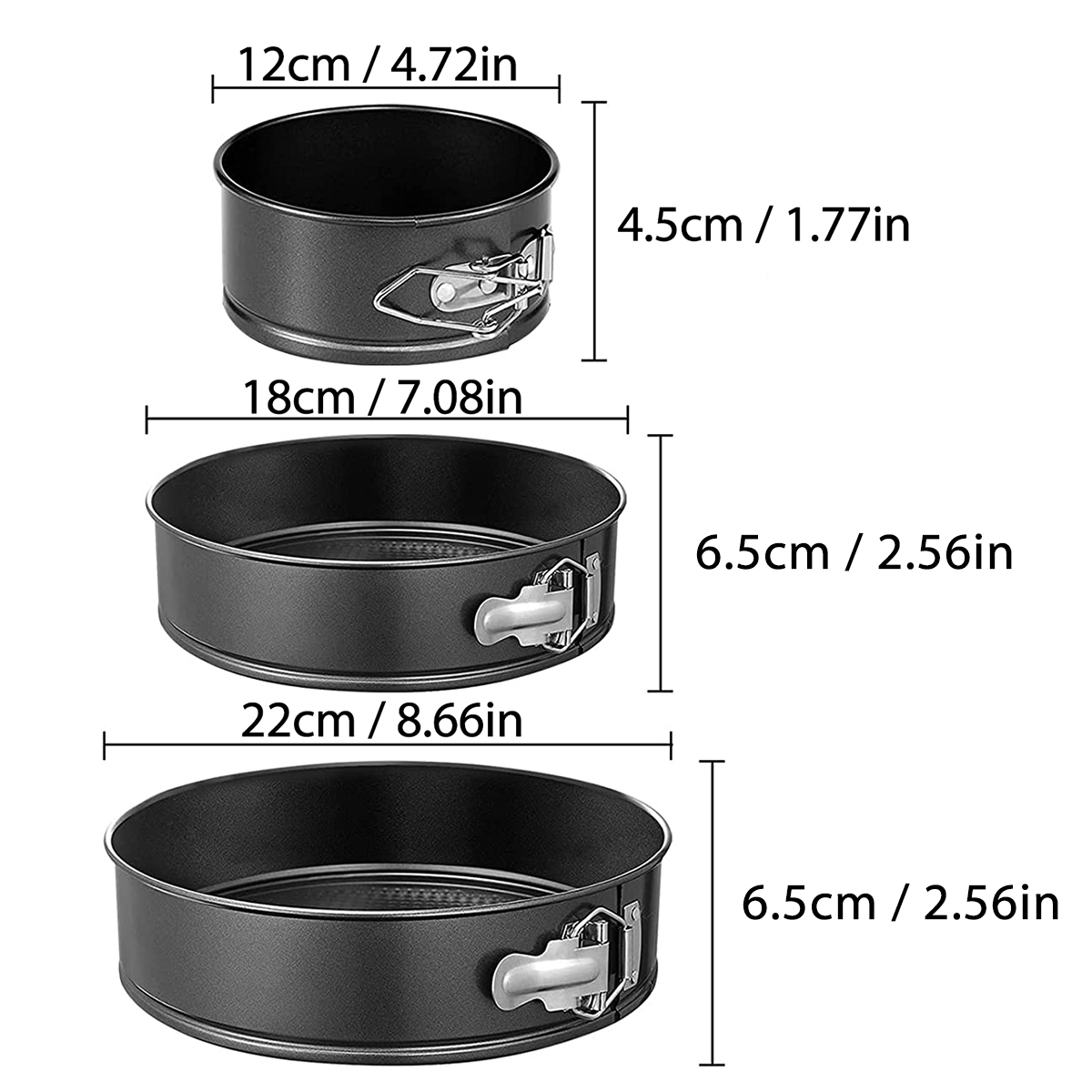 1PC, 3-teiliges Kuchenform-Set – Egg Waffle Pan Bewertung und Preis
