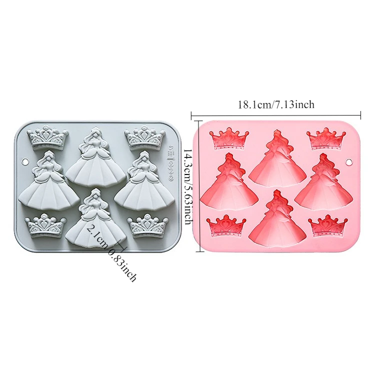 8-loch 3d Prinzessin Kleid Kro – Bunny Cake Mold Bewertung und Preis