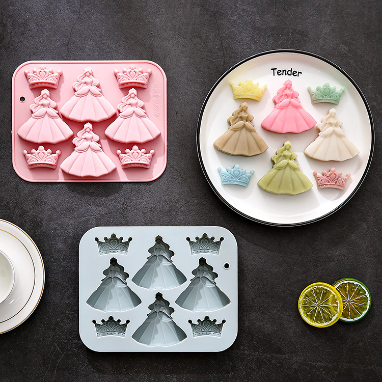 8-loch 3d Prinzessin Kleid Kro – Bunny Cake Mold Bewertung und Preis
