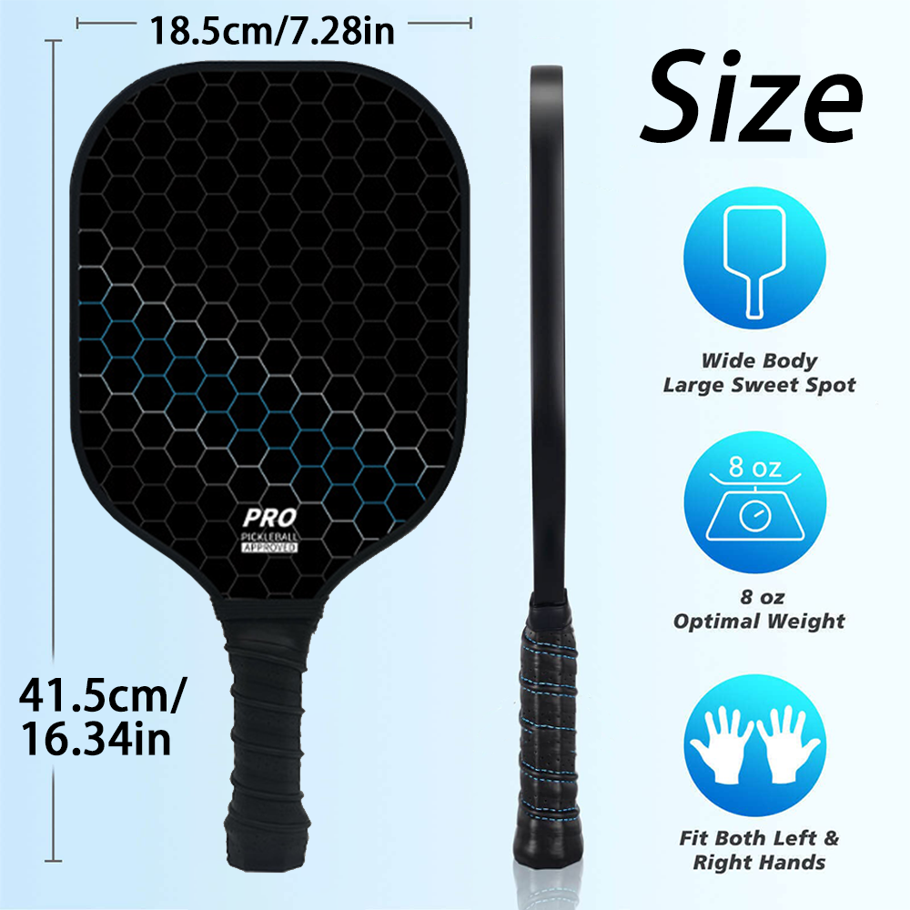 2-teiliges Pickleball-Paddel-S – Crepe Pan Carbon Bewertung und Preis