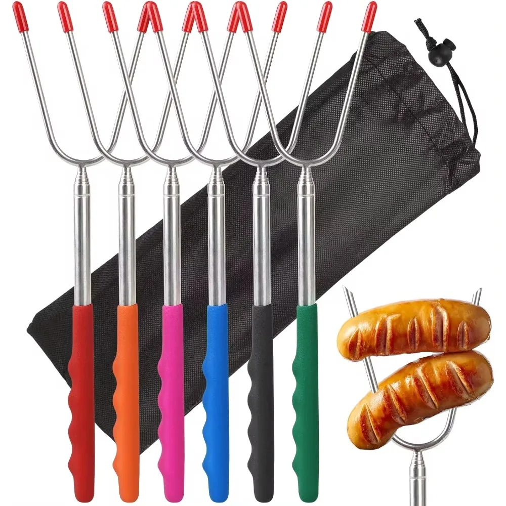5/6/10 stücke Teleskop BBQ Gab – Hot Dog Press Bewertung und Preis