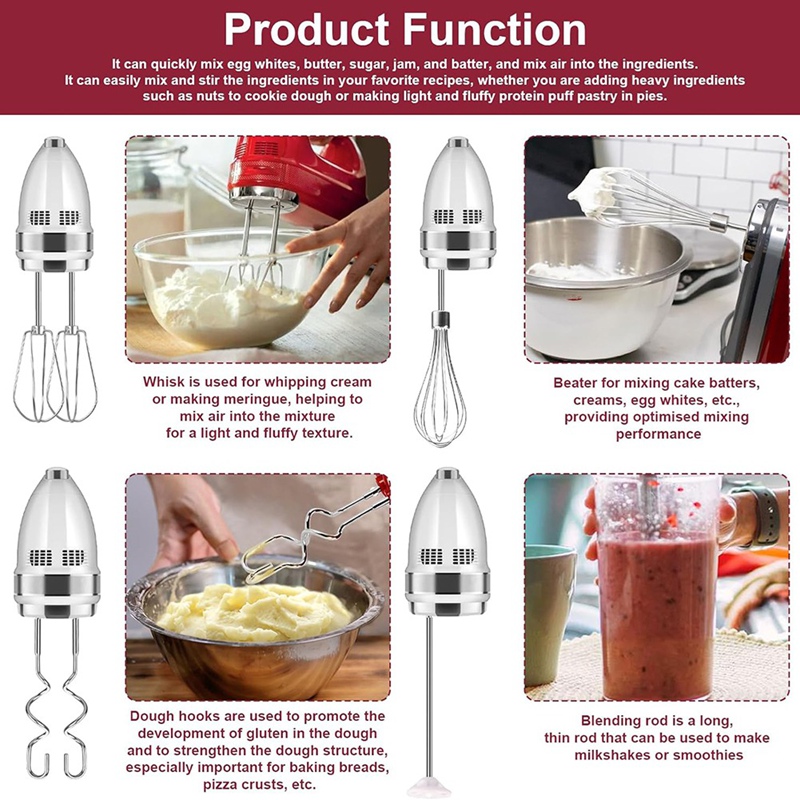ABKO-Handmixer-Aufsätze, Rührb – Kitchenaid Mixer Hand Mixer Bewertung und Preis