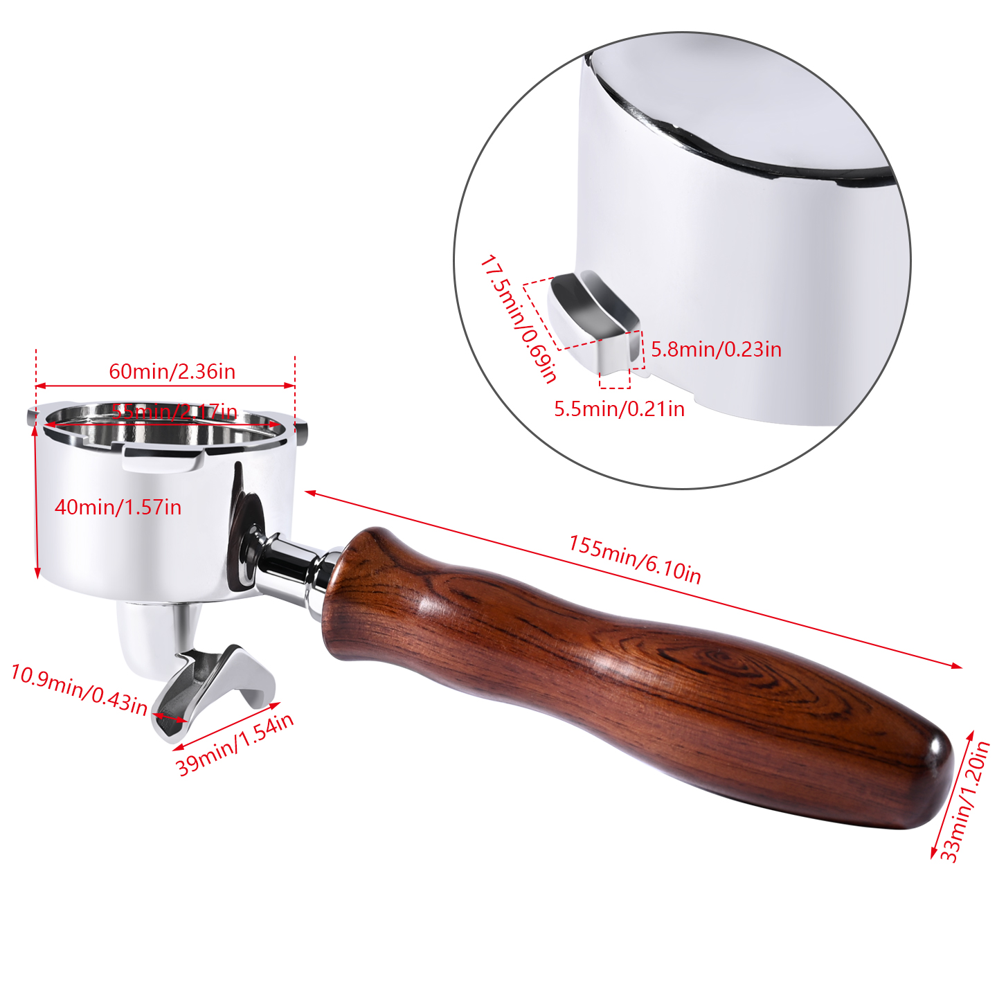 51 mm Doppelauslauf-Kaffee-Sie – Delonghi Espresso Magnifica Bewertung und Preis