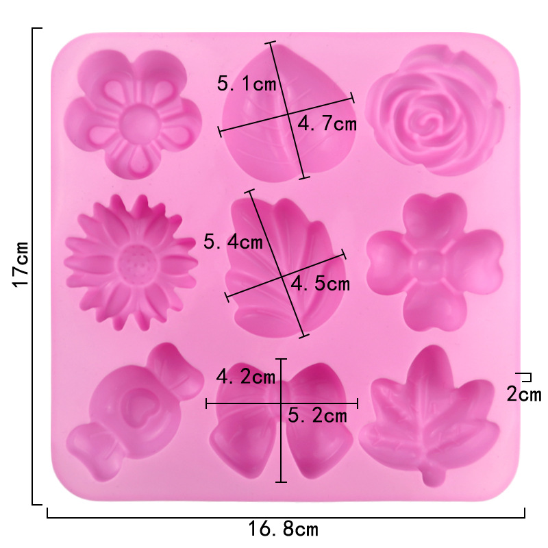 Rose Silikon Form Blume Blätte – Bunny Cake Mold Bewertung und Preis